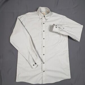 👔 Red Head Brand Co. Men's Long Sleeve Shirt – Large Tall – Beige Stripe